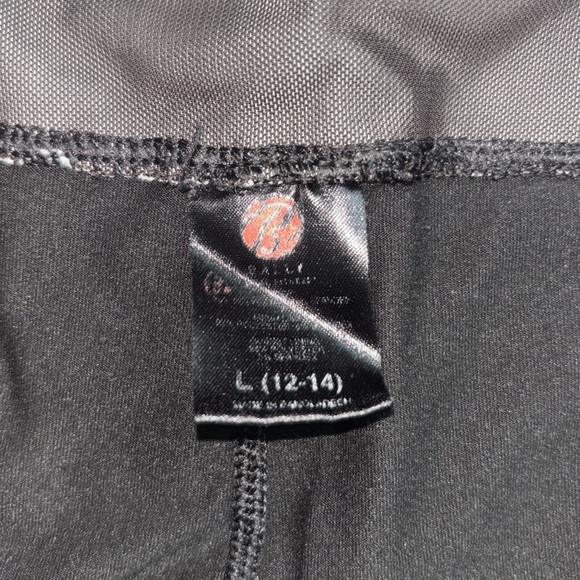 Bally black, yellow and gray flare leggings/stretch pants - Picture 3 of 4